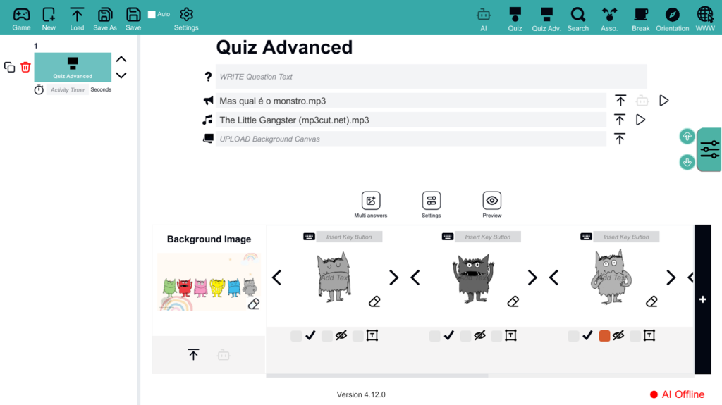 Step 2 – Add Multimedia files